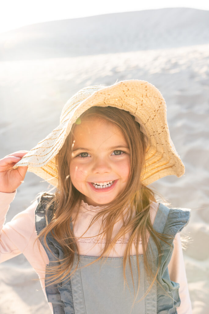 Child Portrait at Sand Dunes in Utah