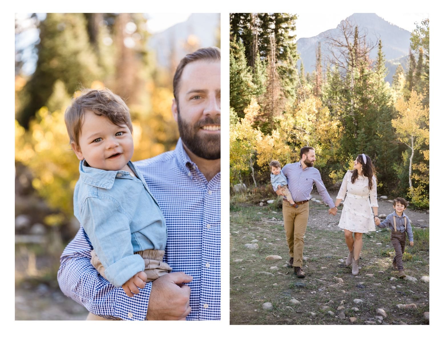Family photo session at Big Cottonwood Canyon by Salt Lake City Family Photographer