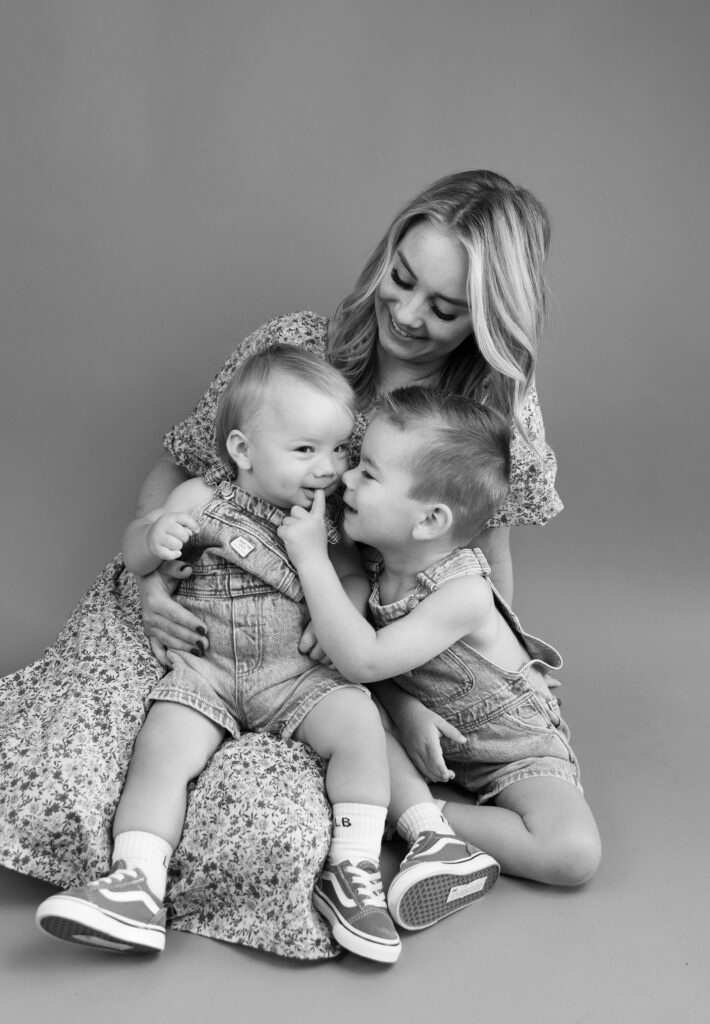 Jump in your child's studio session by Utah family photographer