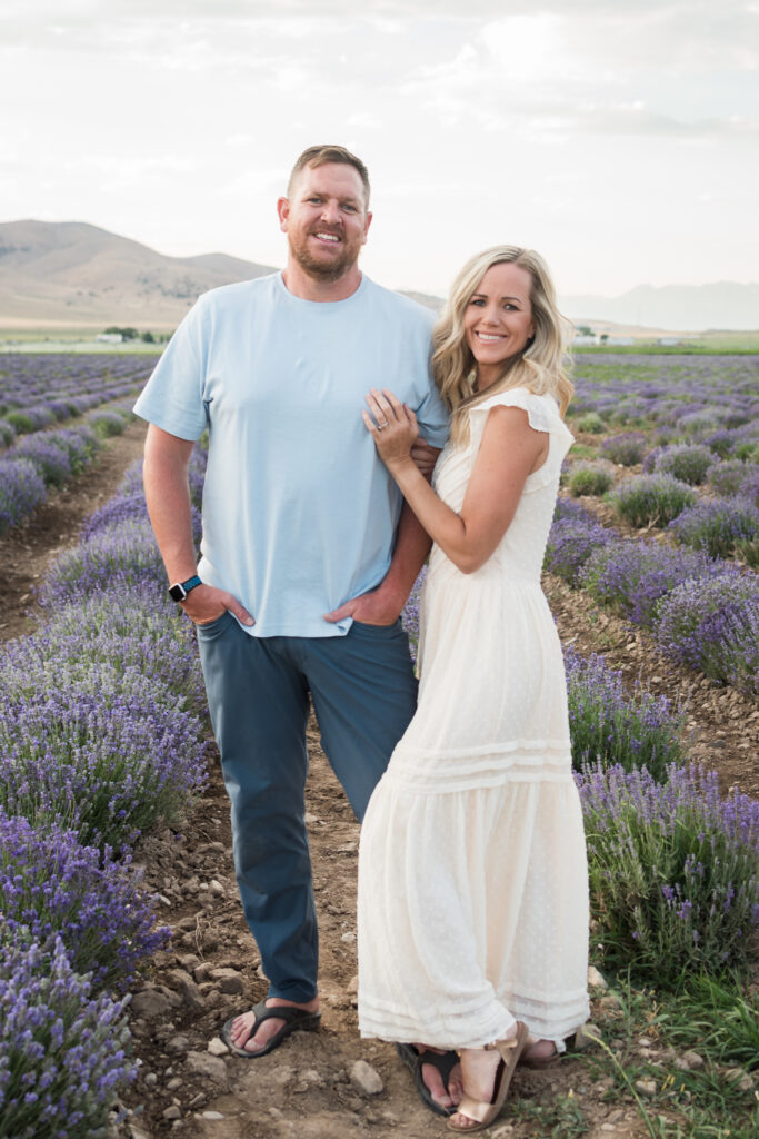 Family session at Young Living lavender farm